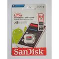 (64GB) Sandisk Ultra Micro SD SDXC UHS-1 card A1