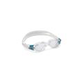 Aqua Sphere Kaiman Compact Swimming Goggles Transparent & Turquoise - Clear Lens