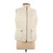 St. John's Bay Vest: Ivory Jackets & Outerwear - Women's Size Large Petite