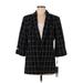 Calvin Klein Blazer Jacket: Black Grid Jackets & Outerwear - Women's Size 8