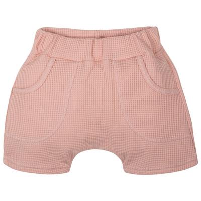 Pure Pure - Baby's Hose Waffle - Shorts Gr 74 rosa