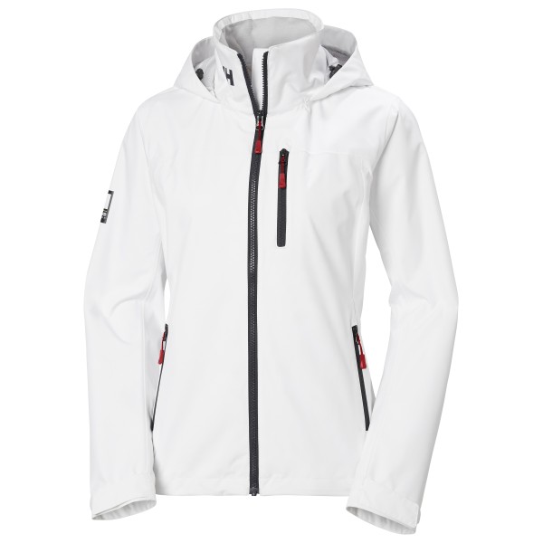 Helly Hansen - Women's Crew Hooded Jacket 2.0 - Regenjacke Gr M weiß