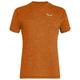 Salewa - Puez Melange Dry S/S Tee - T-Shirt Gr 54 braun/orange
