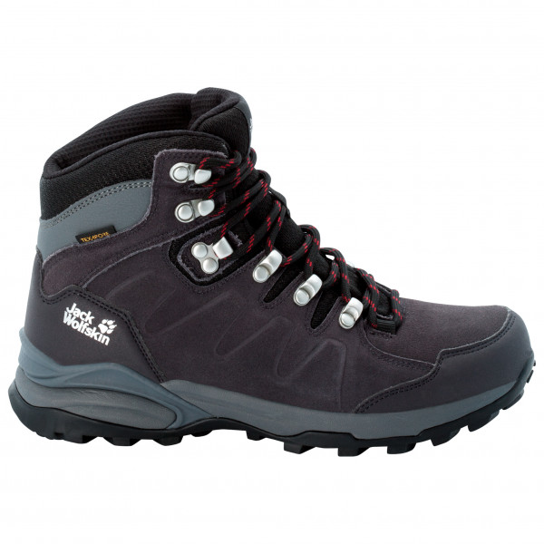 Jack Wolfskin - Women's Refugio Texapore Mid - Wanderschuhe 39,5 | EU 39,5 grau/schwarz