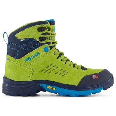 Trollkids - Kid's Trollsteinen Hiker Mid XT - Wanderschuhe 39 | EU 39 oliv/blau Image