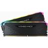 CORSAIR PC-Arbeitsspeicher ""VENGEANCE RGB RS 32 GB (2 x 16 GB)"" Arbeitsspeicher Gr. 32 GB Kit (2x 16 GB), 3600 MHz, schwarz