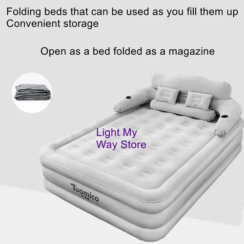 Home aufblasbare Matratze Außenluft matratze einfach faltbar aufblasbares faules Bett aufblasbares