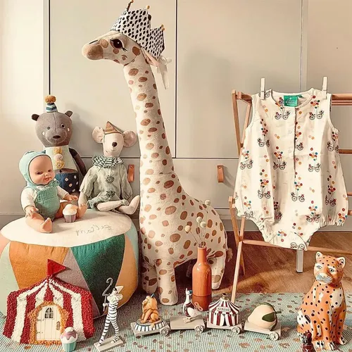 67cm Große Größe Simulation Giraffe Plüsch Spielzeug Weiche Stofftier Giraffe Schlaf Puppe Spielzeug