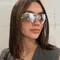 2024 Punk einteilige Sonnenbrille Frauen Luxusmarke Y2k Sonnenbrille Gafas de Sol Sonnenbrillen Brillen UV400 weibliche Designer Brillen