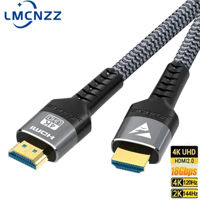 4k hdmi kabel 2.0 4k @ 2,0 hz 60hz hoch geschwindigkeit adapter für rtx 120 earc hdr video kabel pc hdmi-kompatibles kabel laptop tv box ps5