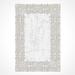 Gray/White 92 x 64 x 0.4 in Area Rug - 17 Stories Rectangle Lexy Area Rug w/ Non-Slip Backing, Cotton | 92 H x 64 W x 0.4 D in | Wayfair