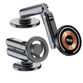 Supporto per caricabatterie wireless magnetico per auto da 15 W Rotazione a 360 gradi Angolo regolabile in metallo nel supporto per auto per Iphone 15 14 13 12 Pro Max Samsung