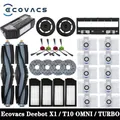Ecovacs Deebot X1/ T10 OMNI / TURBO Accessori Parti per aspirapolvere robot Mop Sacchetto per la polvere Filtro Hepa Spazzola laterale principale Pattumiera