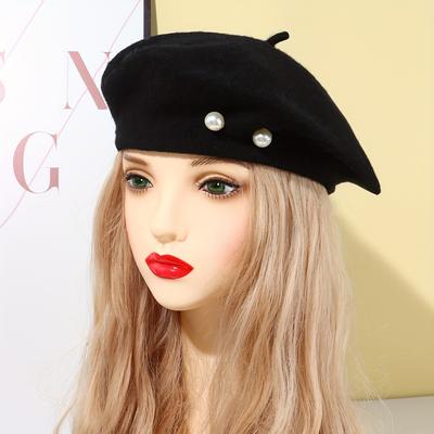 TEMU Decor Berets Hat For & Image