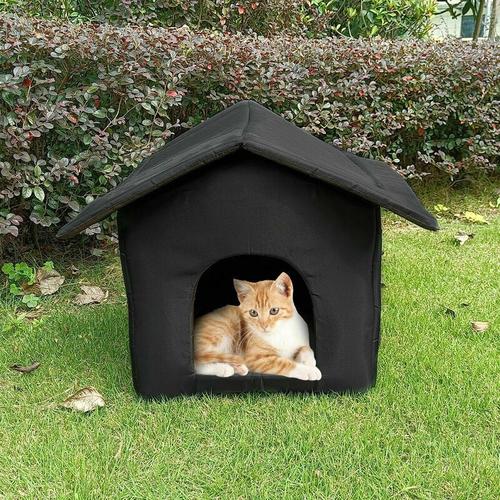 Wetterfestes Katzenhaus für den Außenbereich, Hundehaus für den Innenbereich, falt wetterfestes