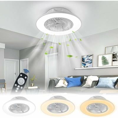 Yardin - Deckenventilator mit Beleuchtung 36W Dimmbar Leise, led Lampe mit Ventilator und Image