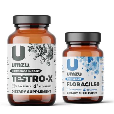 Floracil50 & Testro-X Bundle: Gut & Hormonal Suppo...