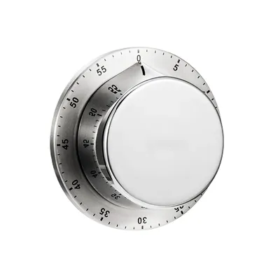 Mechanical Alarm Clock Magnetic Kitchen Timer Stainless Steel Timer Baking Reminder for Learning