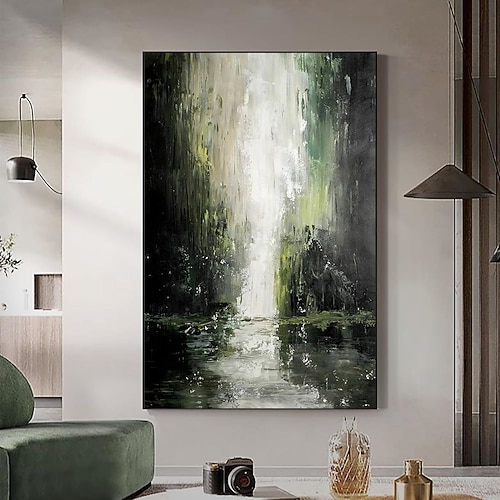 handgefertigte Ölgemälde Leinwand Wandkunst Dekoration moderne abstrakte für Wohnkultur gerollt rahmenlose ungedehnte Malerei Image