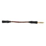 3.5mm to 4.4mm headphone adapter cable gold-plated 3.5mm stereo female to 4.4mm balanced liter cable bronze