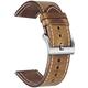 hemsut h 20mm Watch Bands, Vintage Horween Leather Watch Strap Quick Release Replacement Wrap for Men or Women Tranditional or Smart Watches