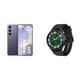 Samsung Galaxy S24 AI Smartphone Android-Handy ohne Vertrag Galaxy Watch6 Classic Smart Watch, Black