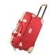 YYUFTTG Travel Bag Rolling Luggage Bag Women Carry on luggag Bags Travel Trolley Bag for Men Trolley Bag on Wheels Trolley Suitcase Wheeled Duffle (Color : Red)