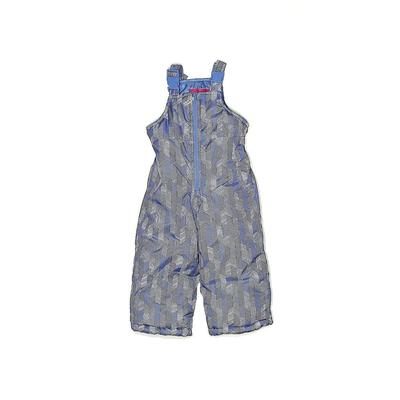 London Fog Snow Pants With Bib - High Rise: Blue Sporting & Activewear - Size 2Toddler