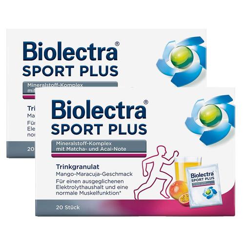 Biolectra Sport Plus Trinkgranulat 2x20x7,5 g Granulat