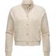 Bomberjacke RAGWEAR "Simonette", Damen, Gr. 4XL (48), beige, Material: 70% Baumwolle, 30% Polyester, modisch, gerade hüftlang, hoch geschlossener Ausschnitt, Langarm Ärmel ohne Ärmelschlitz Rippstrickbündchen, Jacken, stylische Damen Collegejacke...