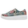 Plateausneaker DOGO "Myra Low-Top Sneaker Arizona Dream Damen Sneaker", Damen, Gr. 38, Normalschaft, blau (blau, rot), Lederimitat, Schuhe, Vegan