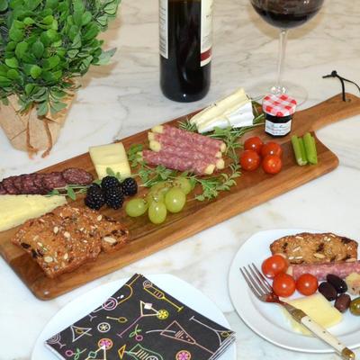 NCAA West Virginia Mountaineers Bamboo Cheese & Charcuterie Board