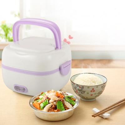 1L Electric Lunch Box Mini Rice Cooker Food Steamer