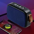 Mini altoparlante Bluetooth wireless in tessuto, lettore MP3 stereo 3D HlFl esterno impermeabile Supporto radio FM Supporto altoparlante scheda SD TF