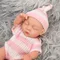 20 cm Mini Palm Weiche Volle Vinyl Körper Schlafen Bebes Reborn Puppen Handgemachte Kuschelige Lebensechte Reborn Puppen Baby Spielzeug