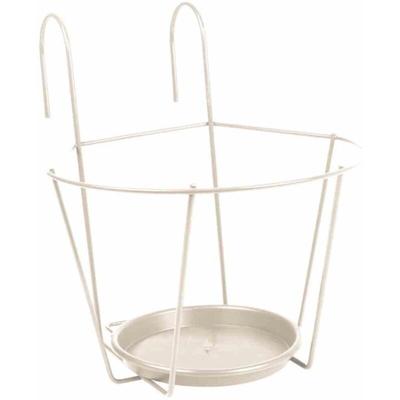 Haken-Topfhalter 25 cm weiß