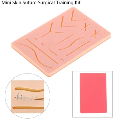Suture Practice Pad 3 Layer With 14 Wound Durable Silicon Skin Suture Practice Kit For Medical