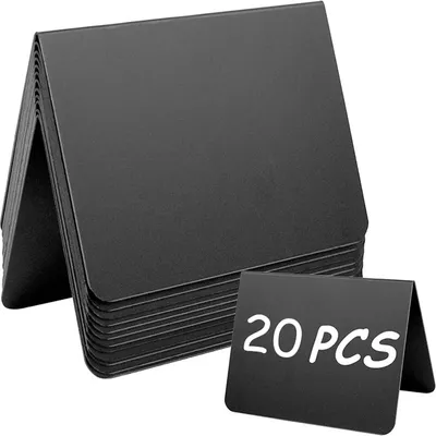 10/20pcs Mini Chalkboards Rectangular Blackboard Double Sided Chalkboards Wedding Birthday Party