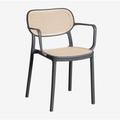 Sedia da giardino impilabile con braccioli Omara Sklum