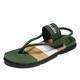 Men's Sandals Slippers Flip-Flops Flip-Flops Classic Casual Outdoor Daily Elastic Fabric Loafer Black Army Green Dark Blue Summer Spring