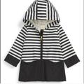 Kate Spade Jackets & Coats | Kate Spade Size 4 Raincoat Rain Jacket Black And White Stripes | Color: Black/White | Size: 4g