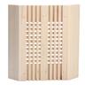 Ej.life - Abat-jour de sauna, abat-jour carré en bois, accessoire de sauna, lampe de sauna, housse