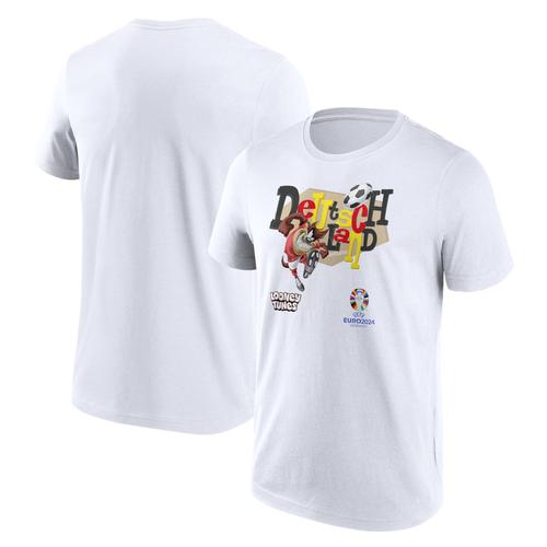 UEFA Deutschland Looney Tunes Taz Grafik T-Shirt - Weiß