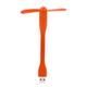 Slowmoose 1w Mini Usb Fan -cute, Portable, Flexible Orange