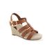 Women's Paige Wedge by Aerosoles in Tan Pewter Leather (Size 10 M)