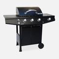 Gas Barbecue With 3 Burners And 1 Side Burner