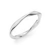 Fingerring HECHTER PARIS "Schmuck Geschenk Silber 925 Damenring Welle" Gr. 59, silber (silberfarben), Fingerringe, Damen, 59, Silber 925 (Sterlingsilber), 2mm