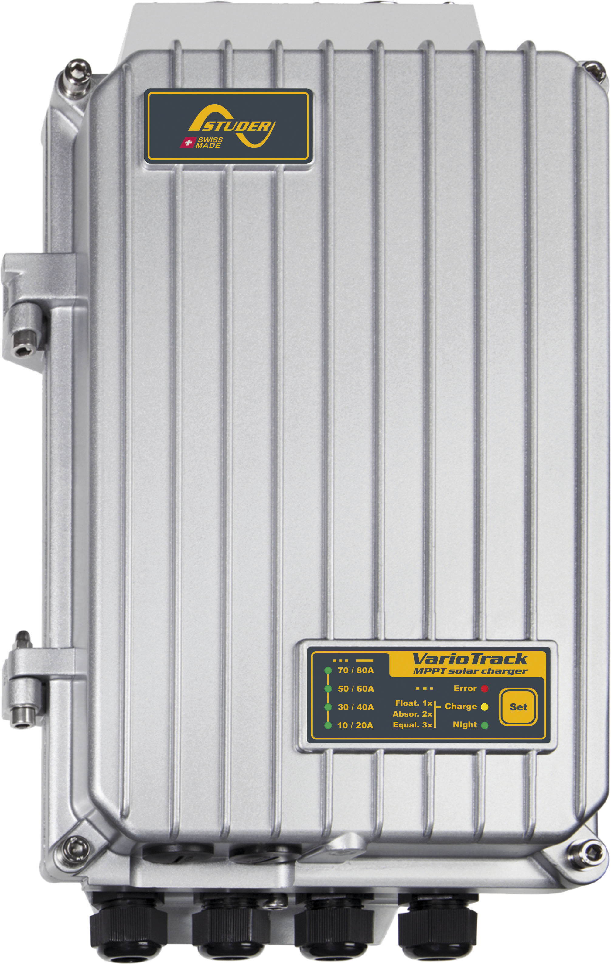 Solarladeregler VICTRON ENERGY "»Solar Charge Controller MPPT Studer VarioTrack VT-80«", grau, B:22 H:35 T:12, Aluminium, Spannungsregler Image