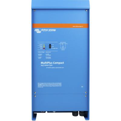 Wechselrichter VICTRON ENERGY "»Inverter / Charger Victron Multiplus 24/2000/50-32 230V VE.Bus«", blau, B:23,6cm H:14,7cm L:50,6cm, Aluminium, Wandler, 2000 W, 24 VDC