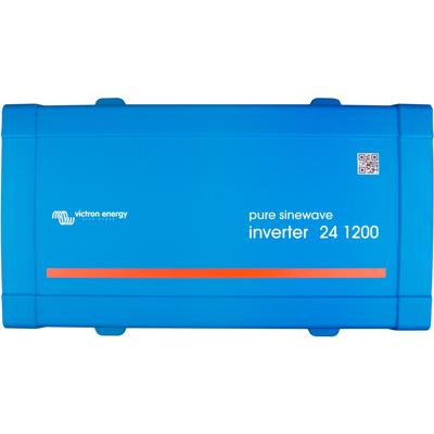 Wechselrichter VICTRON ENERGY "»Inverter Victron Phoenix 24/1200 VE.Direct Schuko«", blau, B:23,2cm H:11,7cm L:32,7cm, Aluminium, Wandler, 1200 W, 24 VDC